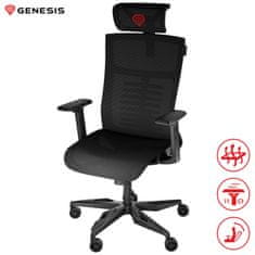 Genesis Astat 700 gaming/uredska stolica, podesiva visina/nagib, crna