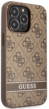 Guess GUHCP13LP4SNW maskica za iPhone 13 Pro, smeđa