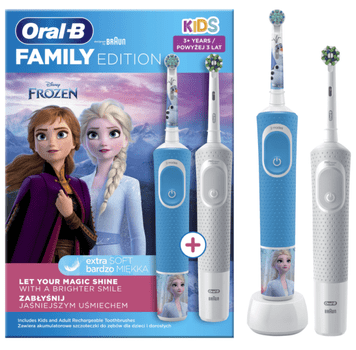 Oral-B set Vitality Pro električna četkica za zube + Kids Frozen2 električna četkica za zube