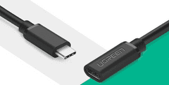 Ugreen nastavak, USB-C, 1m, crna (10387)