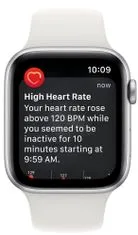 Apple Watch SE 2022 pametni sat, 44 mm, kućište Silver, remen White (MNK23BS/A)