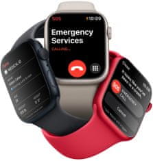 Apple Watch Series 8 pametni sat, 45 mm, aluminj, Starlight (MNP23BS/A)