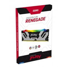 Kingston FURY Renegade RGB memorija (RAM), DDR5, 32 GB (2x 16 kompleta), 6400 MHz, CL32 (KF564C32RSAK2-32)