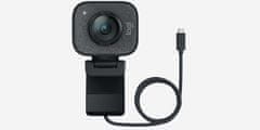 Logitech StreamCam web kamera, grafitne boje, USB
