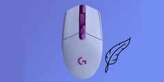 Logitech G305 Lightspeed gaming miš, ljubičasta