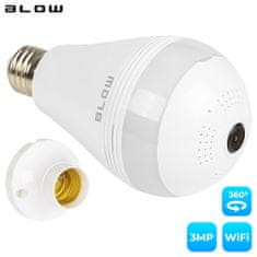 Blow H-823 IP kamera+LED, WiFi,FHD,360°,bijel