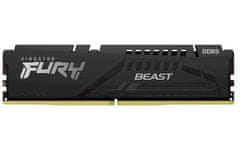 Kingston FURY Beast Black RAM memorija, 16 GB, 5600 MHz, DDR5, CL36, DIMM (KF556C36BBE-16)