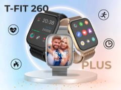 Trevi pametni sat T-FIT 260 PLUS, 1.7" ekran, Android+iOS, aktivnosti, spavanje, sport, srebrna