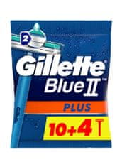 Gillette BlueII Plus muške britve za brzo brijanje, 14 komada