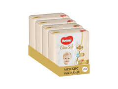 Huggies Elite Soft pelene, veličina 5, 15-22 kg, 112 kom