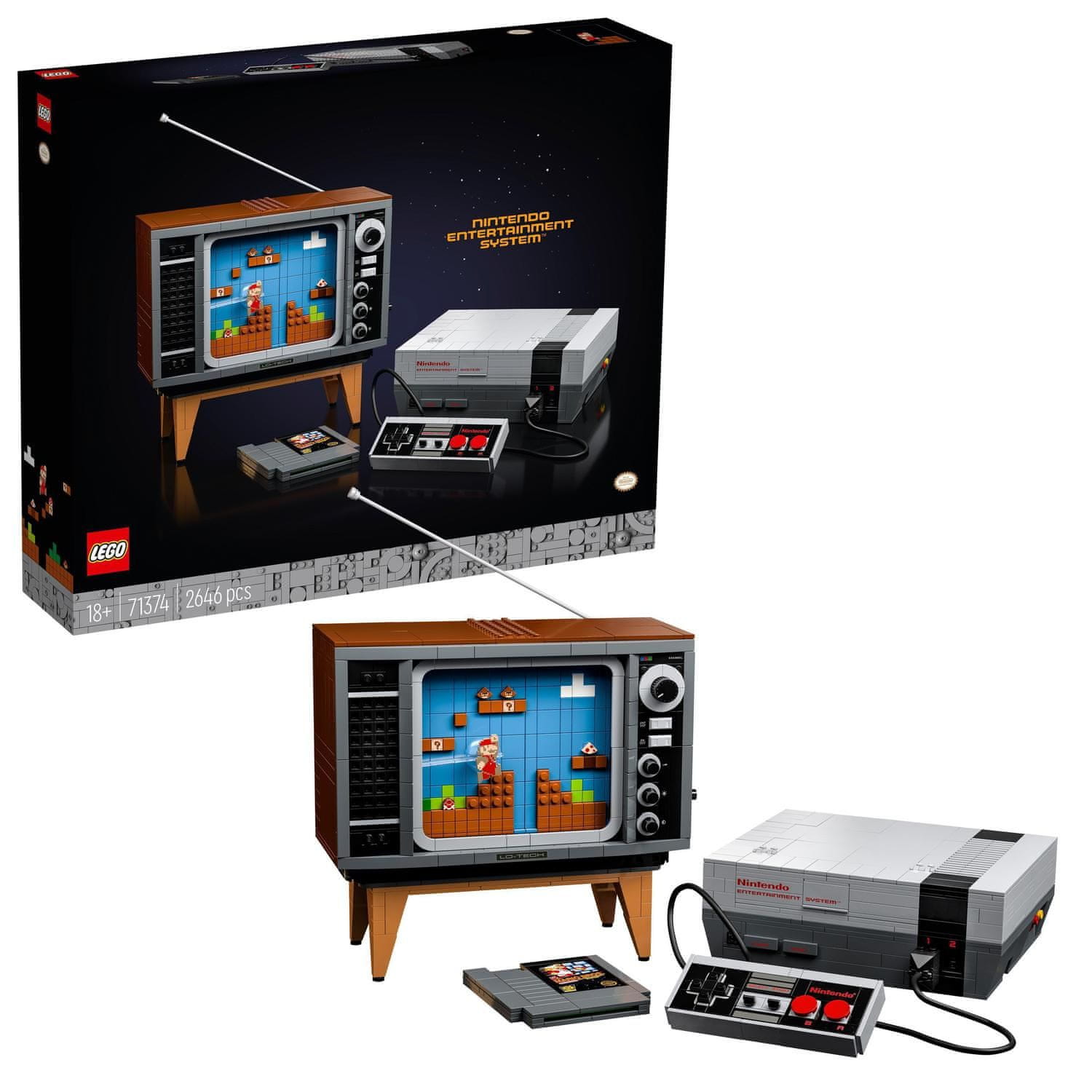 Lego nintendo store entertainment system set