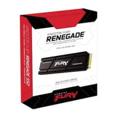 Kingston FURY Renegade SSD disk, 2 TB, 7300/7000 MB/s, M.2, PCIe NVMe, s hladnjakom