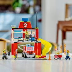 LEGO Grad 60375 Vatrogasni dom i vatrogasno vozilo