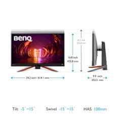 BENQ Mobiuz EX2710Q monitor, 68,58 cm (27), QHD (9H.LK4LA.TBE)