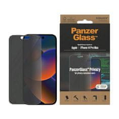 PanzerGlass Privacy zaštitno staklo za iPhone 14 Pro Max, antibakterijsko