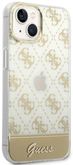 Guess Glitter Logo maska ​​za iPhone 14, zlatna (GUHCP14SHG4MHG)