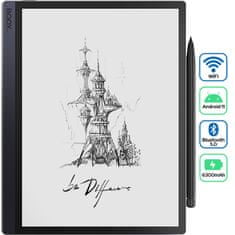 Onyx Boox Tab Ultra e-čitač, 10.3, Android 11, 4GB/128GB, Wi-Fi, Bluetooth, microSD, kamera, crna