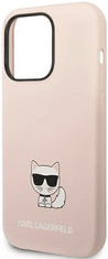 Karl Lagerfeld Choupette Body maskica za iPhone 14 Pro Max, silikonska, roza (KLHCP14XSLCTPI)