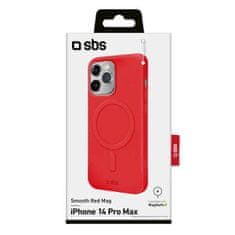 SBS Smooth Mag maskica za iPhone 14 Pro Max, crvena