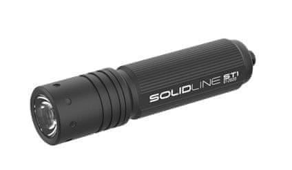 LEDLENSER Solidline ST1 ručna lampa, crna, blister