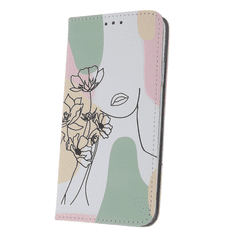 Onasi Smart Art Flower maskica za Galaxy A22 5G, preklopna