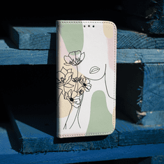 Onasi Smart Art Flower maskica za Galaxy A22 5G, preklopna