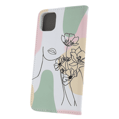 Onasi Smart Art Flower maskica za Galaxy A22 5G, preklopna