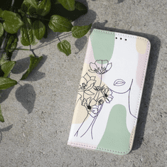 Onasi Smart Art Flower maskica za Galaxy A22 5G, preklopna