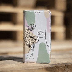 Onasi Smart Art Flower maskica za Galaxy A22 5G, preklopna