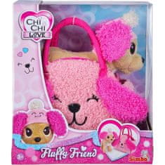 ChiChi Love Fluffy Friend plišana igračka, 20 cm, ružičasta