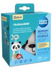 Canpol babies BabiesBoo PANDA Senzorna interaktivna viseća igračka s kopčom