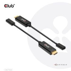 Club 3D CAC-1333 HDMI na USB-C adapter, M/F, aktivan