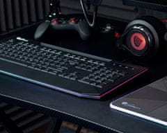 Genesis Lith 400 RGB gaming tipkovnica, X-Scissor, RGB LED, Anti-Ghosting, crna