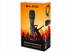 Blow PRM319 žičani mikrofon, XLR, JACK 6.3 mono, 5 m kabel, metal