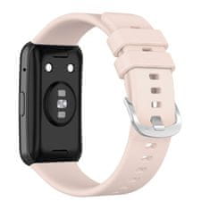 FIXED Silicone Strap remen za Xiaomi Band 6, silikonski, roza (FIXSSTB-1054-PI)