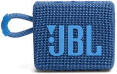 JBL GO3 Eco prijenosni zvučnik, plavi