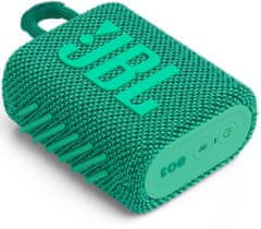 JBL GO3 Eco prijenosni zvučnik, zeleni