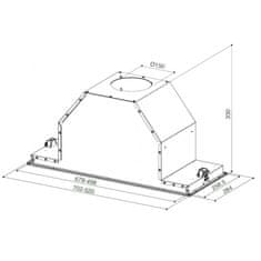 Faber Inka Lux Smart EV8 LED X A52 kuhinjska napa