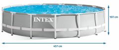 Intex 26724NP bazen Prism Frame 457 × 107 cm, filter pumpa, ljestve