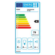 Faber SteelMax EV8 LED BK/X A80 kuhinjska napa