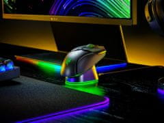 Razer Mouse Dock Pro s podlogom za punjenje, USB-A, RGB (RZ81-01990100-B3M1)