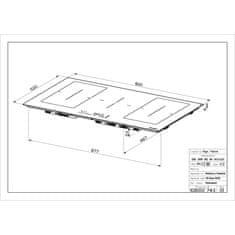 Faber FCH95 BK KL indukcijska ploča